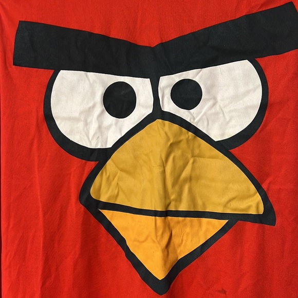 Red Angry Birds Costume Dress with Tieback and Headband for Kids - Picture 3 of 16